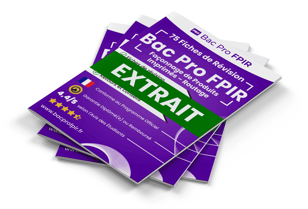 Extrait Fiches Révision gratuites Bac Pro FPIR